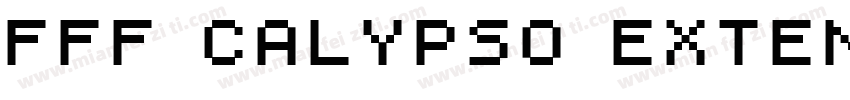 FFF Calypso Extended字体转换